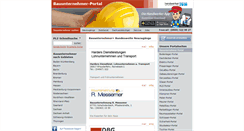 Desktop Screenshot of bauunternehmer-portal.de